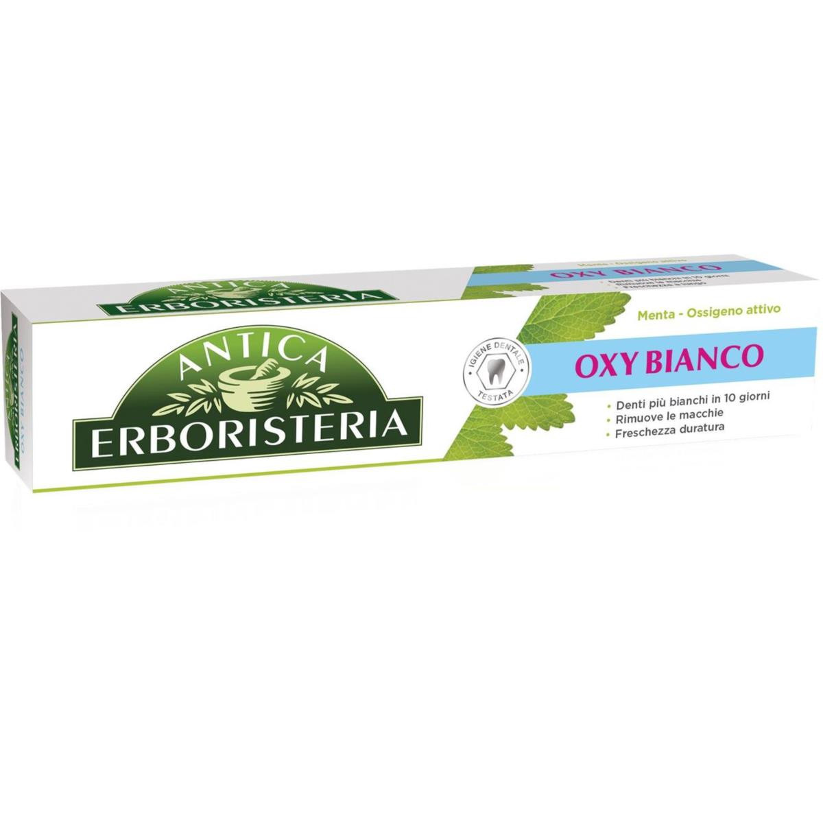 Antica Erboristeria Oxy Bianco избелваща паста за зъби 75мл