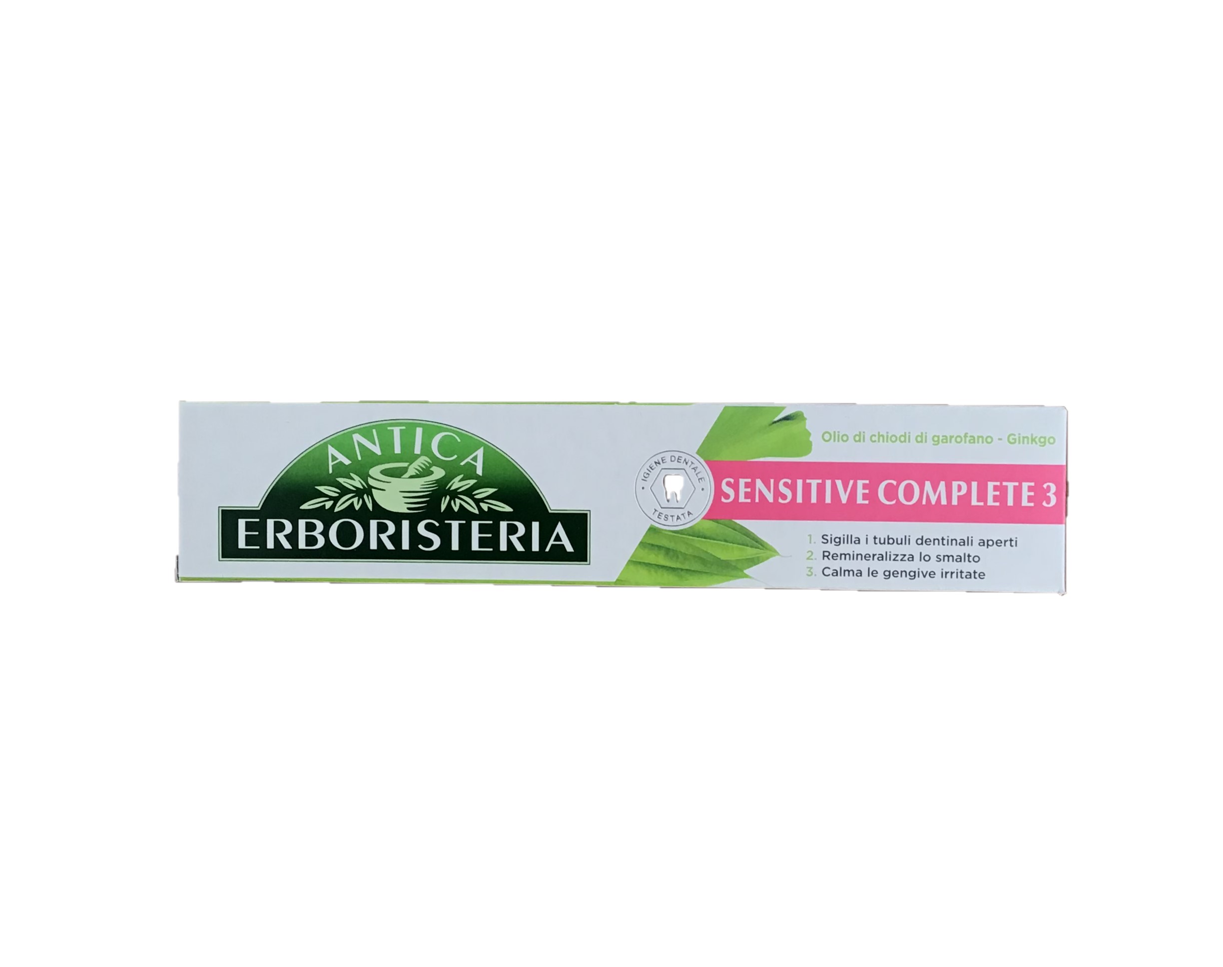 Antica Erboristeria sensitive complete 3 паста за зъби за чувствителни зъби 75мл