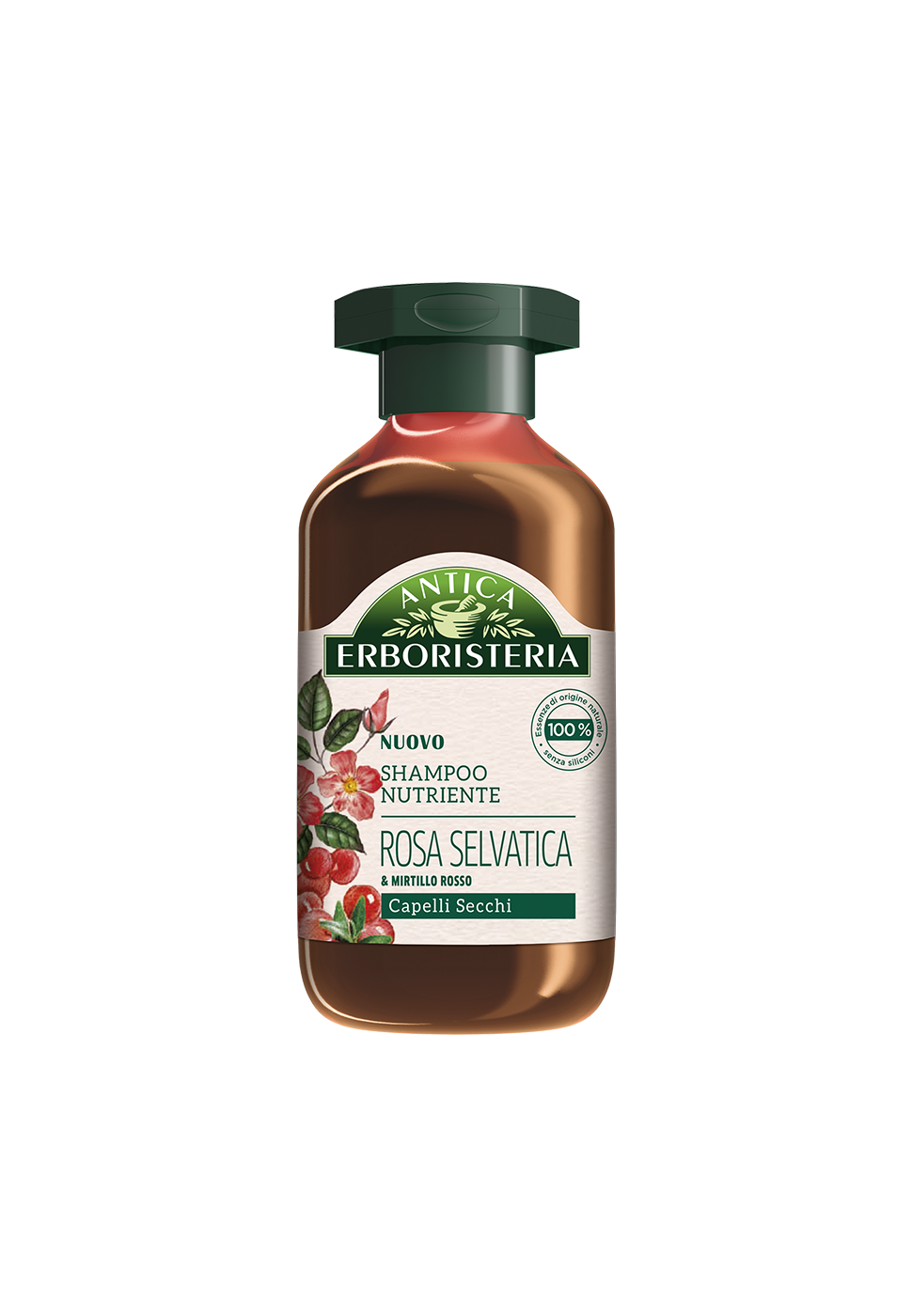 Antica Erboristeria "ROSA SELVATICA" шампоан за коса за прави коси