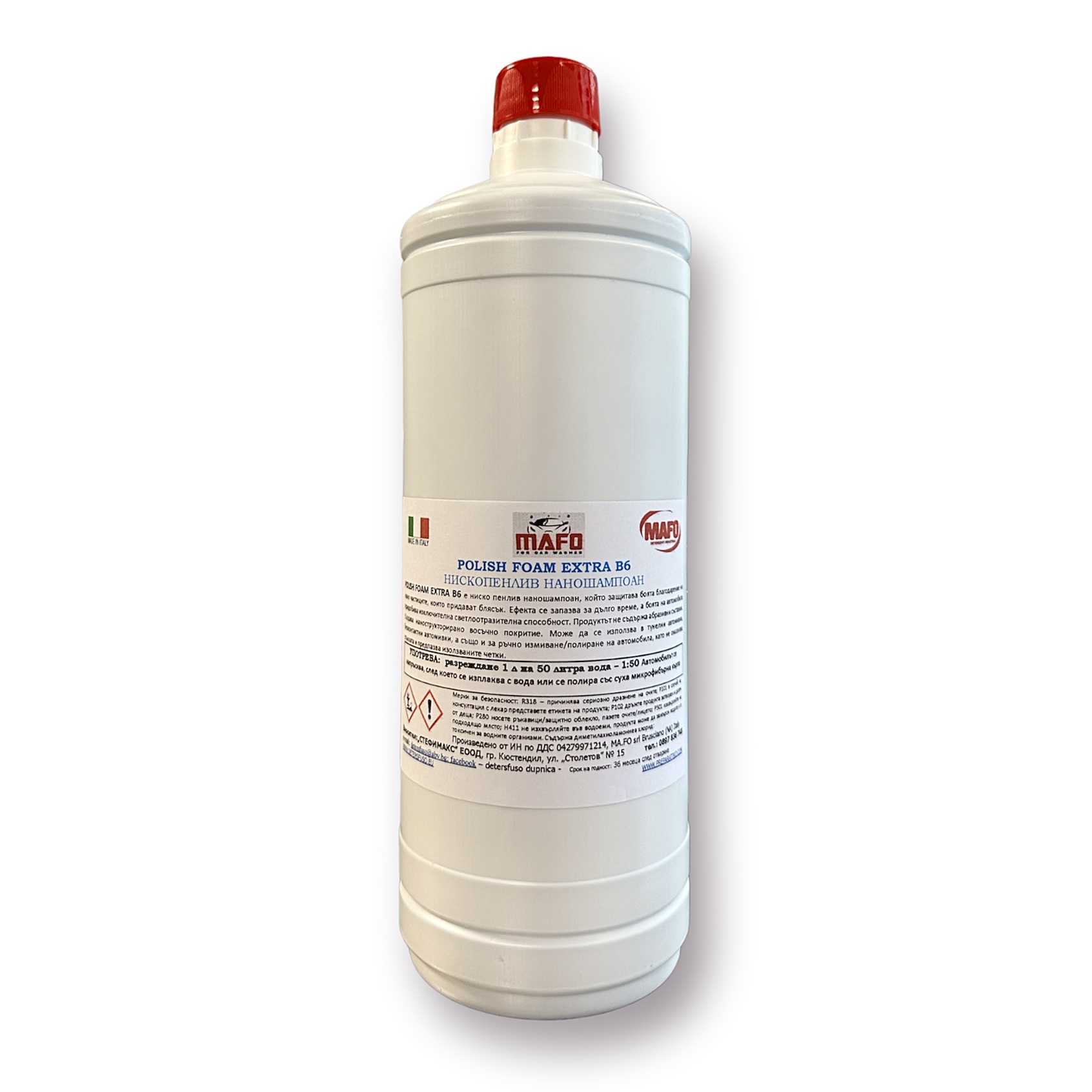 POLISH FOAM EXTRA B6 Нископенлив полиращ наношампоан Mafo Srl Италия - Image 3