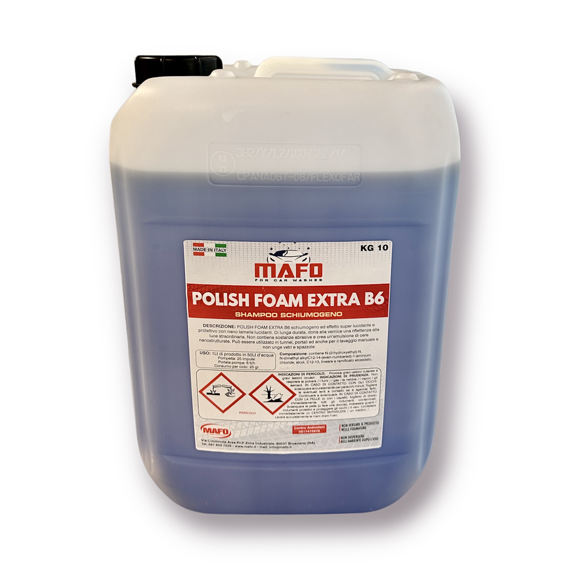POLISH FOAM EXTRA B6 Нископенлив полиращ наношампоан Mafo Srl Италия - Image 2