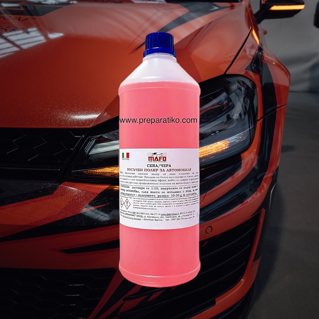 Biowax Cera восъчна вакса за автомобили Mafo Srl Италия